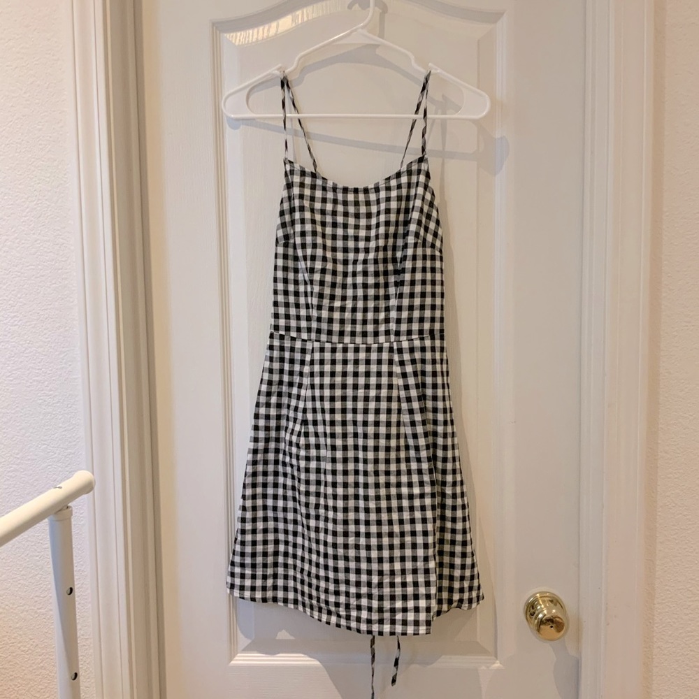 Black and white Gingham dress from Shein